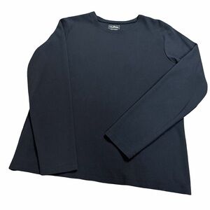 L.L. Bean Black Crew Neck Long Sleeve Tee
Cotton blend casual 
Women’s Large